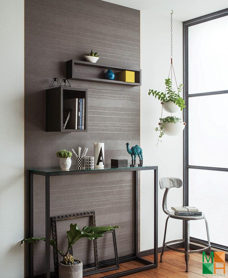 Giấy dán tường Nhật Bản màu nâu hiện đại P073_01_6128_6129_6208_STK13113