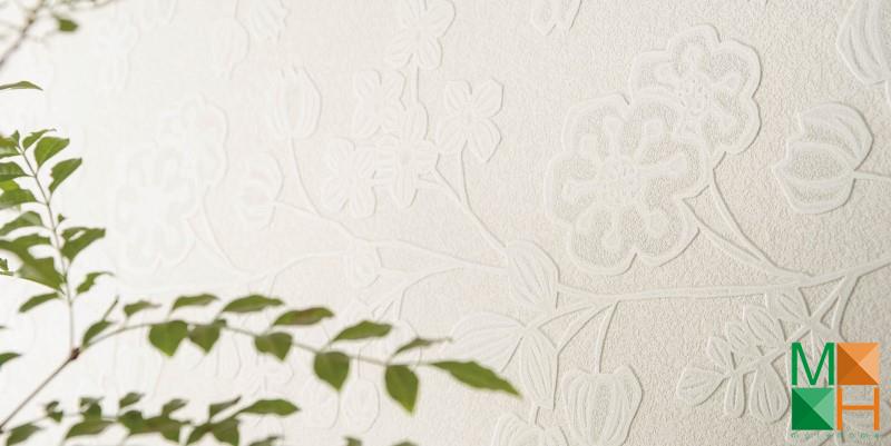 Giấy dán tường Nhật Bản họa tiết hoa nổi hiện đại P053_01_6078