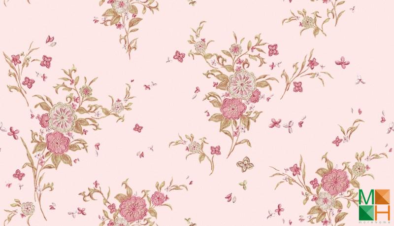 Giấy dán tường họa tiết leo màu hồng 88126-2