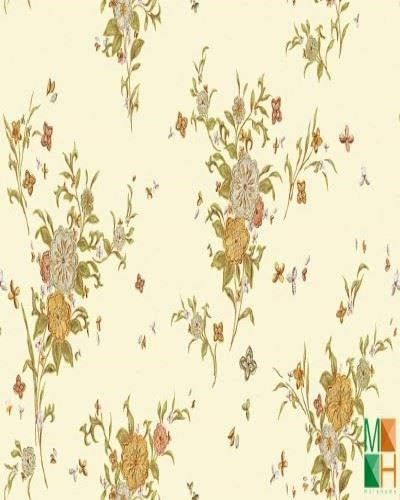 Giấy dán tường họa tiết leo màu vàng 88126-3